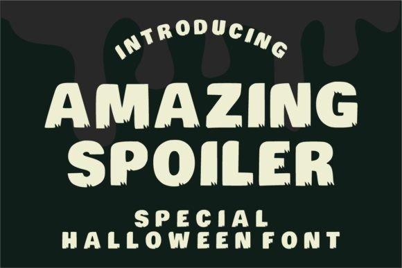 Amazing Spoiler Font