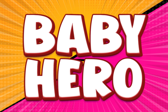 Baby Hero Font for Bold Branding