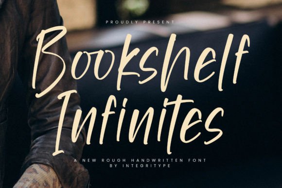 Bookshelf Infinites: A Handwritten Display Font for Digital Brand Projects