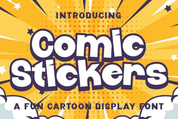 Comic Stickers Font Review: A Playful Display Typeface for Content Campaigns