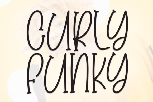 Curly Funky: A Playful Display Font for Creative Editorial Design