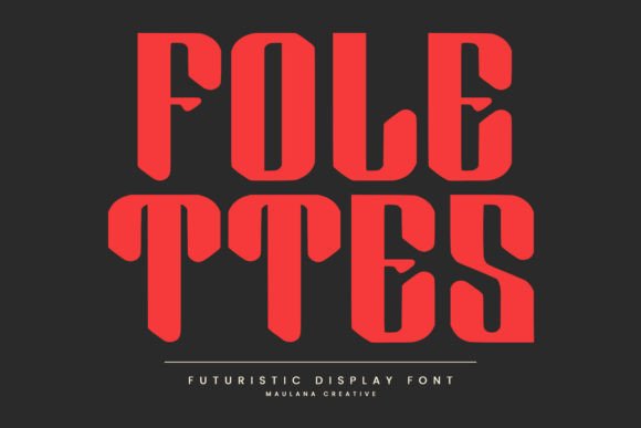 Folettes Font for Handmade Products and Crafts