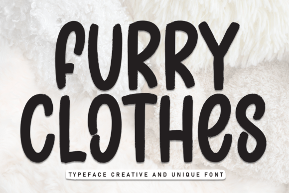 Furry Clothes Font: A Soft Handwritten Typeface for Crafters