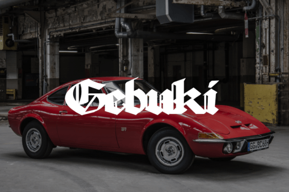 Gebuki Display Font for Campaign and Brand Visuals