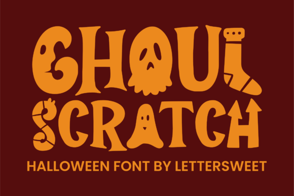 Ghoul Scratch: A Halloween Font for Bold Design