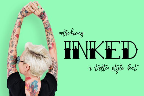 Inked Font: Bold & Edgy Design