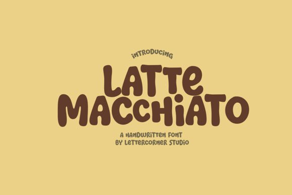 Latte Macchiato Font