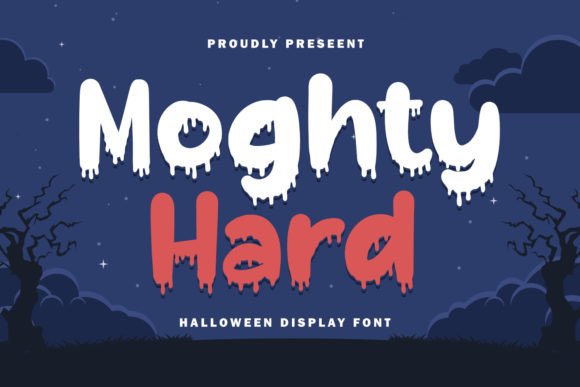 Moghty Hard: A Display Font for Dark Editorial Design