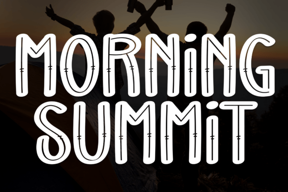 Morning Summit: A Handwritten Font for Small Business Branding