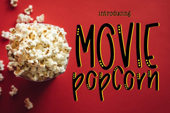 Movie Popcorn Font Review