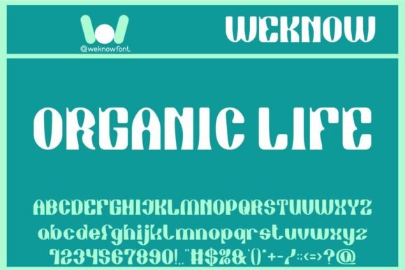 Organic Life Font Review