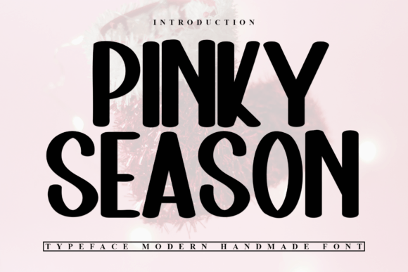 Pinky Season Font for Festive Branding