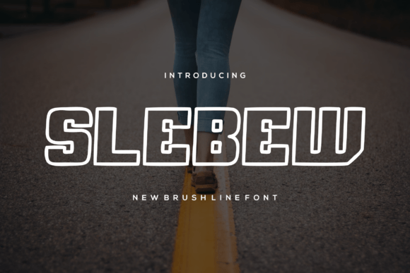 Slebew Display Font: A Maker's Guide to Bold, Outlined Lettering