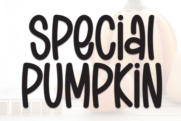 Special Pumpkin: A Bold Handwritten Display Font for Digital Projects