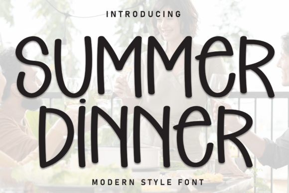 Summer Dinner Font for Web Design