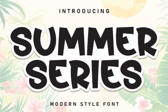 Summer Series Display Font for Bold Campaign Visuals