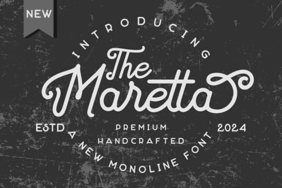 The Maretta: A Premium Display Font for Editorial Design and Publication Branding