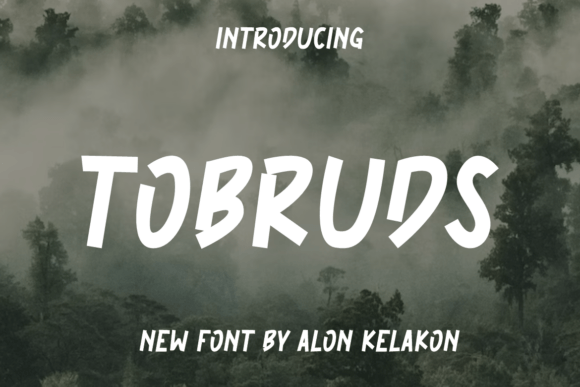 Tobruds Font Review: A Bold Display Typeface