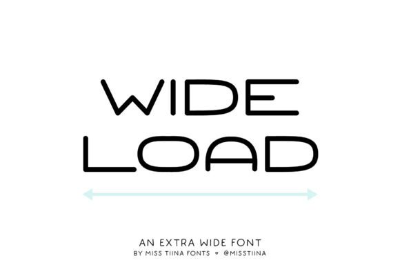 Wide Load: A Broad Display Font for Editorial Impact