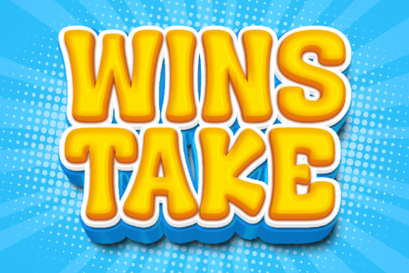 Wins Take Display Font for Confident Branding